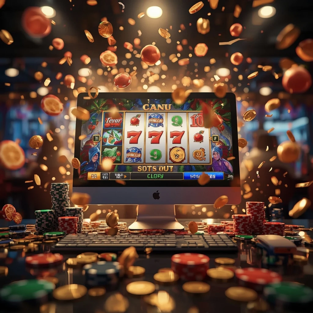 machines à sous à l'écran ARLEQUIN CASINO