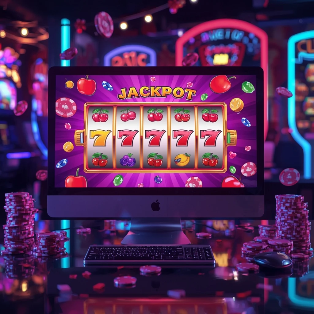 slots sur le moniteur ARLEQUIN CASINO